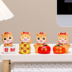 ชุดของตกแต่งรูปม้าจีนแบบสุ่ม 6 ชิ้น ยี่ห้อ Ruijie ของตกแต่งบ้านเสริมสิริมงคล ของขวัญปีใหม่ - Product Image 2