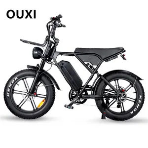 48V 1000W Electric Bike Electric Bicycle Fat Tire Ebike Fatbike OUXI V8 H9