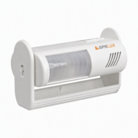 Sensor Gerak PIR Sprlux Mini Alarm dengan Sudut Deteksi yang Dapat Disesuaikan, Jangkauan 8M, untuk Penggunaan di Rumah, Garansi 2 Tahun, 360 Smart Life, Bersertifikasi CE