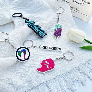 Wholesale Custom 2d/3d Soft Rubber <b>Key</b> <b>Chain</b> Silicone Keyring Plastic Pvc <b>Key</b> Holder <b>Chain</b> Personalised logo Fashion Keychains - Product Image 3