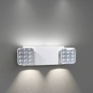 Lampe d'urgence réglable à double tête Feituo JLEU9 avec support mural, lumière LED ultra-lumineuse, adaptée aux appartements - Product Image 1