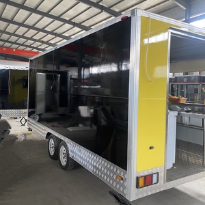 Fiberglass and Aluminum Gas Fast Food Cart With Fryer Kitchen Food Truck Vending Trailer for Bakery Restaurants Farms FN-RV10 Us - Product Image 5