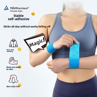 Bandage élastique auto-adhésif personnalisé en non-tissé, unisexe, pour le sport, jetable, pour poignet, doigt d'animal ou protection de doigt pour le football