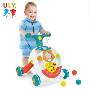 Trotteur en plastique multifonction ULY Offre Spéciale avec fonction musicale pour tout-petits, apprentissage de la marche, voiture, poussette pliante - Product Image 2