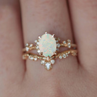 Anillo de Compromiso Clásico con Diamante Negro Romántico en Forma de Hexágono, con Incrustaciones de Piedras Naturales, Bañado en Oro Rosa sobre Plata 925 para Mujer