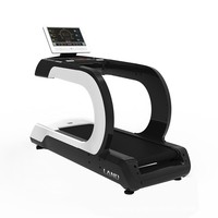Tapis roulant électrique commercial de luxe Gym Smart avec moteur de 7,0 CV, bouton tactile, grand écran, équipement sportif transfrontalier