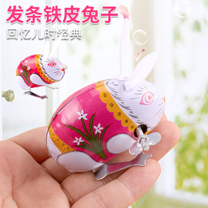 กระต่ายโลหะไขลาน ของเล่นย้อนยุคสำหรับเด็กอายุ 5 ถึง 7 ปี - Product Image 5
