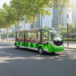 Navette électrique touristique personnalisée à toit ouvert pour 20 passagers, navette électrique d'aéroport - Product Image 1