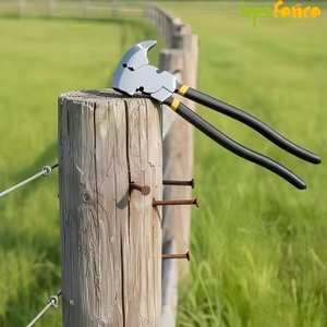 <span class=keywords><strong>Pince</strong></span> à sertir multi-fils robuste et étanche de 10,5 pouces avec tête thermolaquée <span class=keywords><strong>pour</strong></span> la réparation de clôtures de fermes et ranchs d'élevage - Product Image 2