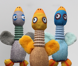 Jouet à mâcher en peluche personnalisé pour animaux de compagnie jouet pour animaux de compagnie <span class=keywords><strong>canard</strong></span> oie <span class=keywords><strong>sauvage</strong></span> poupée en peluche résistant aux morsures meulage des dents dents nettoyer jouet de soulagement du son - Product Image 3