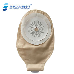 หนึ่งชิ้นกาวถุง Ostomy ทึบแสงไฮโดรคอลลอยด์แผ่นฐานระบายน้ำ Colostomy กระเป๋าที่มี60มิลลิเมตร - Product Image 1