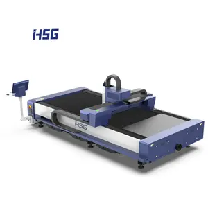 Hsg yepyeni paslanmaz çelik CNC fiber lazer kesim makinesi almanya sistemi ile