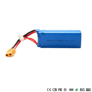 Batteries au lithium personnalisées OEM/ODM 14,8 V, packs de batteries au lithium polymère rechargeables 4S 653480 1500 mAh pour appareils médicaux - Product Image 2