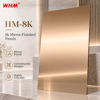 Lembaran Dekoratif Baja Tahan Karat 304 Berkualitas Tinggi 8K dengan Finishing Cermin, Tebal 0.8mm-1.5mm, Potongan Laser untuk Pintu Lift & Pelapis Dinding