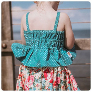 Robes de fantaisie pour tout-petits, vêtements pour enfants, ensembles chemisier et robe pour bébé fille, vente en gros - Product Image 4