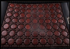 Fundas de Asiento de Coche de Cuero Transpirable Personalizadas con Cuentas de Madera, Compatibles con Airbag, Ajuste Universal para Golf, Mondeo, CC, Summer, Suita - Product Image 6