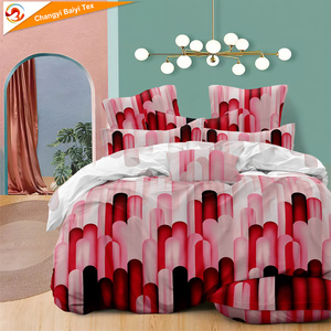 Wholesale <strong>3D</strong> Flat Bedsheets <strong>Sets</strong> Duvet Quilt Premium Luxury king Size <strong>Bedding</strong> <strong>Set</strong> - Product Image 6