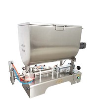 Machine de remplissage de pâte à piston semi-automatique, ketchup/mayonnaise/confiture/sauce chili/machine de remplissage de miel