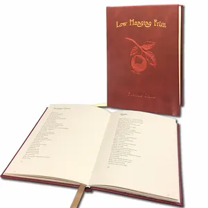Libro con Copertina Rigida in Pelle PU Personalizzata, Processo di Stampa con Lamina d'<span class=keywords><strong>Oro</strong></span>, Rilegatura Dorata - Product Image 1
