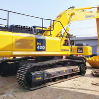 Excavatrice sur chenilles hydraulique Komatsu PC400 d'occasion, d'origine japonaise, 40 tonnes, prix avantageux, prête à être expédiée, machine de terrassement Komatsu d'occasion