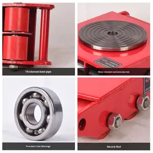 Новый инструмент для перемещения малых танков, транспортное средство для перевозки тяжелых грузов, универсальный ручной транспортер с поворотом на 360 градусов - Product Image 4