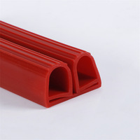 Joint d'étanchéité en silicone résistant à la chaleur en forme de E pour porte de four et fenêtre, moulé sur mesure