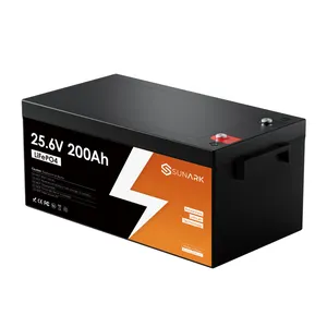 SunArk-baterías Lifepo4 de 200 Amp, 24V, 200Ah, batería de Lifepo4, hora de 200Amp
