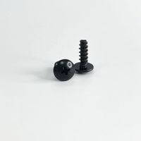 Vis autotaraudeuses FINEFIX HARDWARE ST5.0*15 en acier au carbone zingué noir à tête cruciforme pour moto, Vietnam
