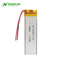 Hot Selling 451860 3.7V 480mAh Rechargeable Microscope Real Capacity Small Lithium Polymer Battery BMS Lipo Battery
