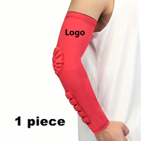 Coudière de compression respirante en EVA alvéolé avec coussinet de bras antidérapant en silicone pour le basketball, le cyclisme, le football, les sports, hommes et femmes, OEM