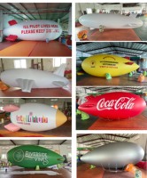 Ballon gonflable en PVC personnalisé pour la promotion publicitaire de la marque BOYI, ballon aérien à l'hélium