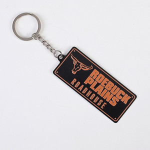 Llavero de <span class=keywords><strong>Metal</strong></span> con Diseño Personalizado en Relieve, Llavero de Aluminio con Placa de Matrícula para Regalo Promocional - Product Image 2
