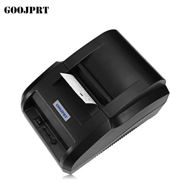 Durable 58mm Thermal POS Receipt Printer with /USB Interface Black White CE Certified in Stock for JP58H Model