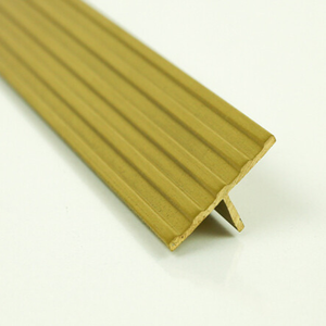 Garniture de carreaux en forme de T en acier inoxydable et cuivre brossé emballage personnalisé OEM ODM pour appartement utilisation directe au Vietnam vente en gros - Product Image 1