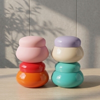 Pot en PET pour cosmétiques de 100g, 200g, 300g, en matériau biodégradable / Pots en plastique givré mat de 200g pour crèmes
