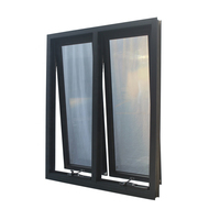 Personnalisation des fenêtres en aluminium 2047 auvent Double vitrage auvent conception de fenêtre Grille 2047 auvent en aluminium Fenêtre à double vitrage