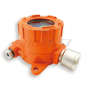 מנתח גז תעשייתי H2S של DUOTESI, גלאי גז קבוע עם צג LCD, מאושר ATEX/CE, דיוק גבוה, אזעקה קולית+אורית, מתכת כתומה/שחורה - Product Image 5