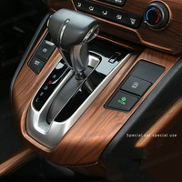 Pour Honda CRV 2017-2022 CR-V Accessoires intérieurs de voiture Bouton de changement de vitesse Garnitures de volant de siège Garnitures en bois Kit de style automobile