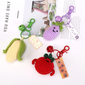 Ciondolo <span class=keywords><strong>portachiavi</strong></span> carino adorabile accessorio da appendere regalo morbido fresco e dolce per cachi lavorati <span class=keywords><strong>a</strong></span> <span class=keywords><strong>maglia</strong></span> all'uncinetto - Product Image 1