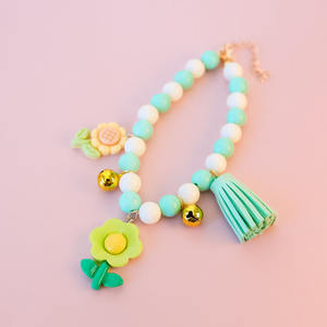 <strong>Graceful</strong> <strong>Pet</strong> Pearl Necklace Flower Dog Bell Necklace Collar - Product Image 4