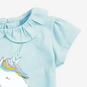 Nuovo disegno di stile ippopotamo 100% del bambino del cotone vestiti di estate del bambino pantaloncini e maglietta per 90-140cm - Product Image 3