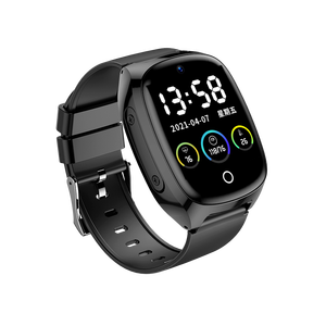 นาฬิกา D300 4G GPS สำหรับผู้สูงอายุ สมาร์ทวอทช์กันน้ำ IP68 พร้อม GPS WiFi ติดตามตำแหน่ง/วัดอัตราการเต้นของหัวใจ วัดความดันโลหิต สีดำทอง - Product Image 1