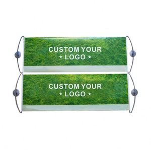 Pancarta Enrollable Personalizada de Alta Calidad, Material PET, 24*70cm 17*50cm, Simple o Doble Cara, Ajustable, Plegable, de Secado Rápido - Product Image 1