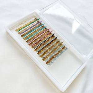 Pestañas Postizas Personalizadas de 0.15mm de Grosor, Marca Privada, Hechas a Mano, Volumen Completo, con Brillo/Pluma, Individuales, de Visón Sintético, para Uso en Salones de Belleza - Product Image 6