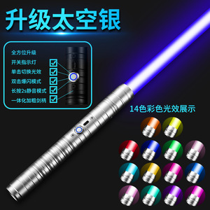 RTS Espada <span class=keywords><strong>de</strong></span> luz recargable por USB y mango <span class=keywords><strong>de</strong></span> metal <span class=keywords><strong>de</strong></span> <span class=keywords><strong>voz</strong></span> Sable <span class=keywords><strong>de</strong></span> luz <span class=keywords><strong>de</strong></span> metal que cambia <span class=keywords><strong>de</strong></span> 15 colores - Product Image 4