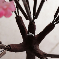 Arbre de fleurs artificielles en soie Sunwedding pour mariage, remise de diplôme, Noël, décoration intérieure - Centre de table personnalisable