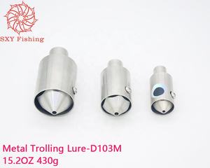 SXY pêche nouveau 2026 métal pêche à la traîne leurre gros jeu leurres appâts de pêche roi taille leurre en acier inoxydable tête appât 15.2OZ D103M 430g - Product Image 3