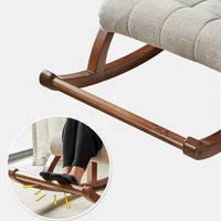 Salon confortable meubles en bois inclinable chaise longue équilibre en bois bascule chaises relax canapé pour adultes