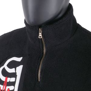 Veste en molleton sherpa à fermeture éclair surdimensionnée avec broderie personnalisée TOPSHOW pour hommes - Product Image 3