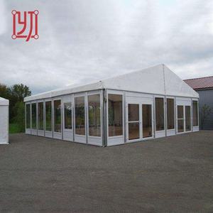 Tente de réception Yijin 10x12m en PVC blanc, imperméable, quatre saisons, structure personnalisable pour 100 personnes - Product Image 5